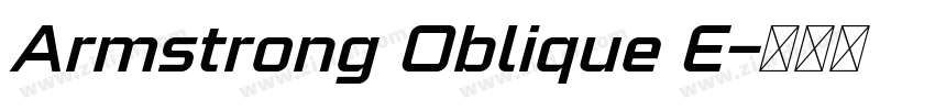 Armstrong Oblique E字体转换